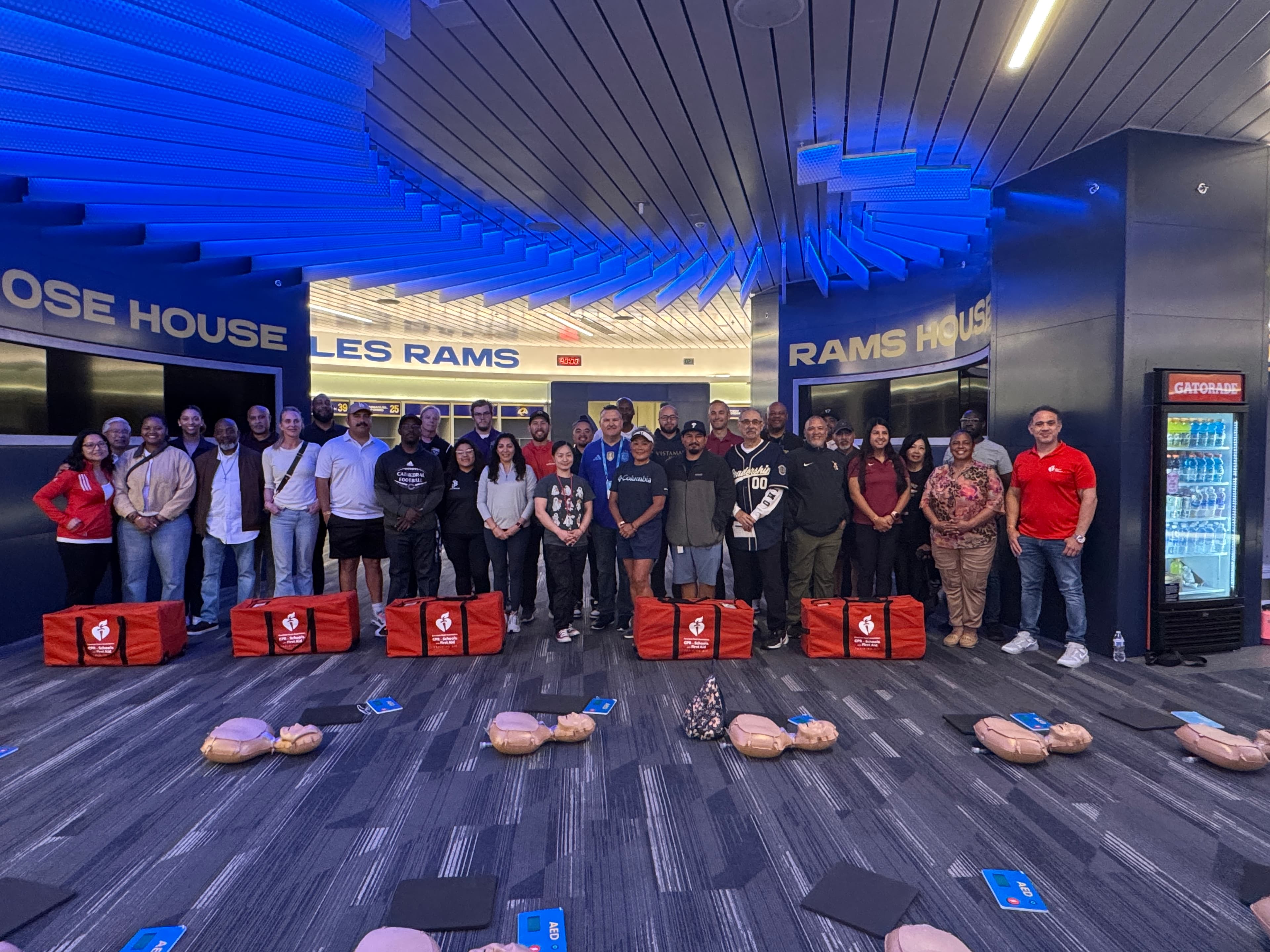 Los Angeles Rams and American Heart Association Team Up to Save Lives Through CPR and AED Training
