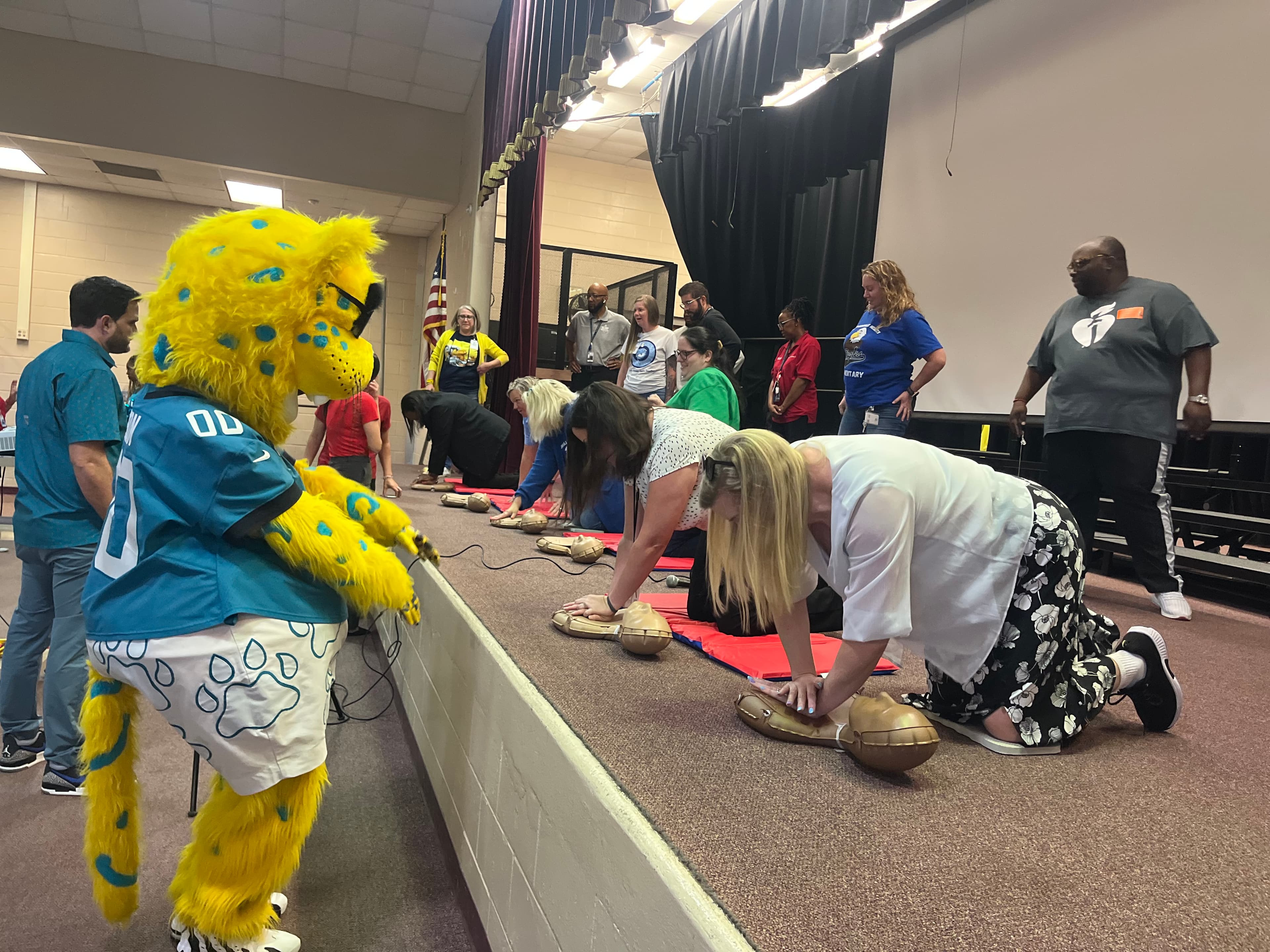 Jacksonville Jaguars Foundation and American Heart Association Empower Schools with Lifesaving CPR and AED Training