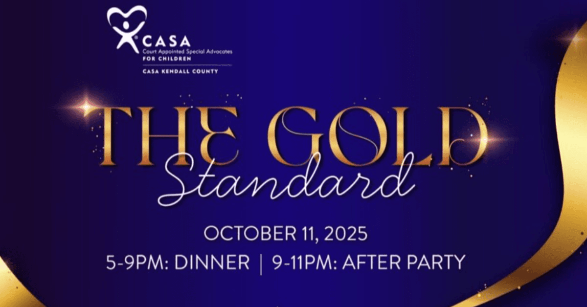 CASA Kendall County's Gold Standard Gala to Support Vulnerable Children Through Fundraising Event