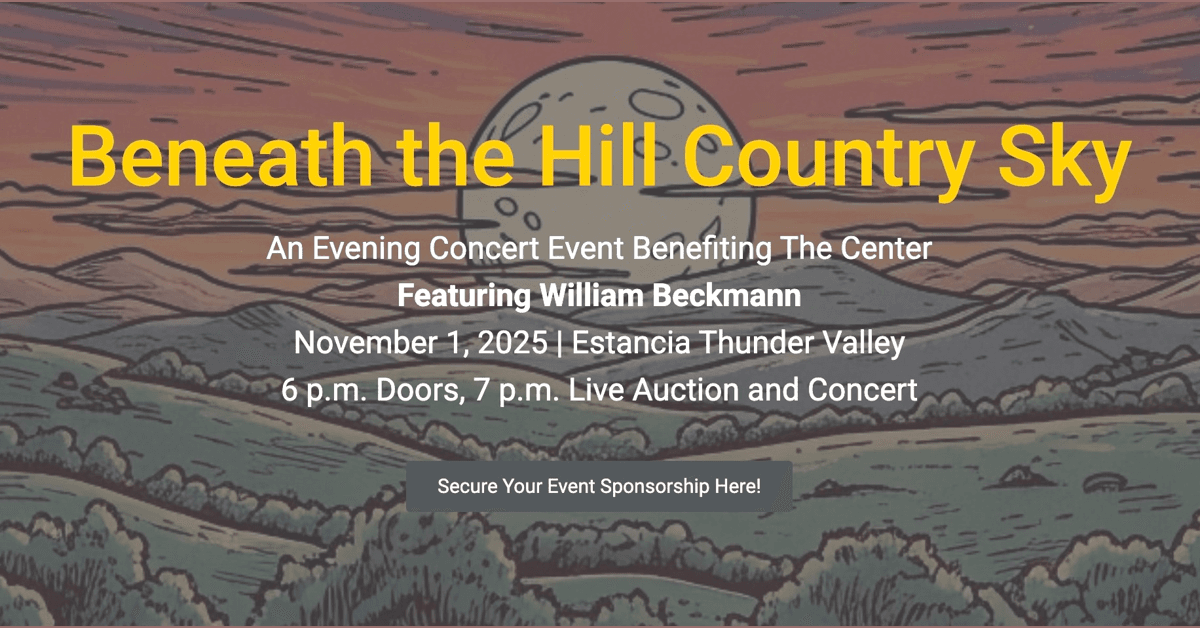 The Center Hosts Exclusive Benefit Concert to Support Aging Adults in Texas Hill Country