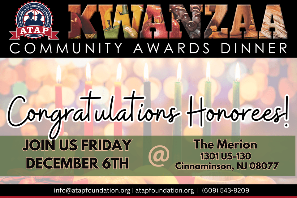 All Things Are Possible Foundation Honors Burlington County Leaders for Community Service and Youth Empowerment