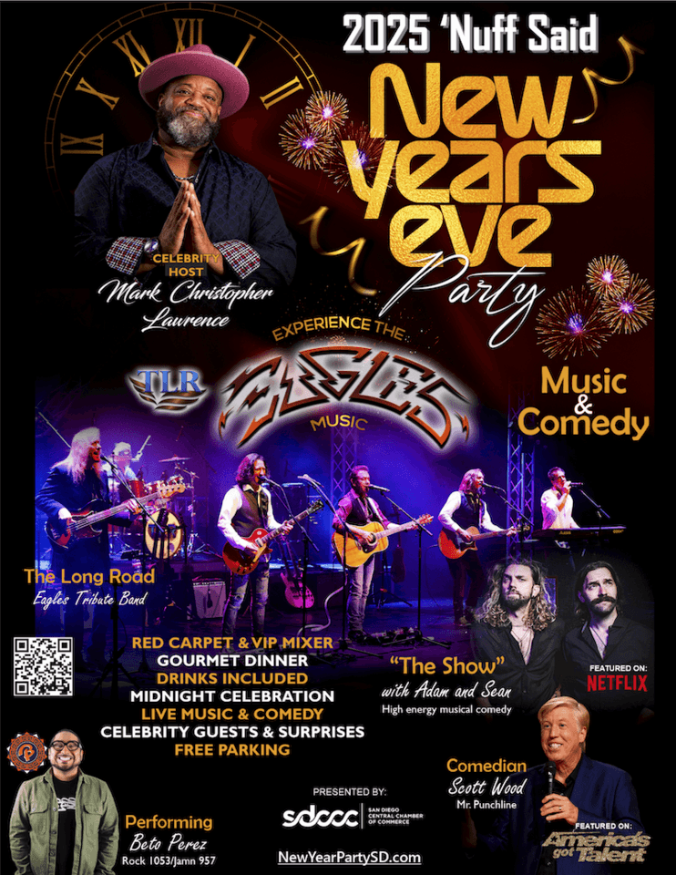 San Diego's Encore Event Center to Host Star-Studded New Year's Eve Celebration with SDCCC