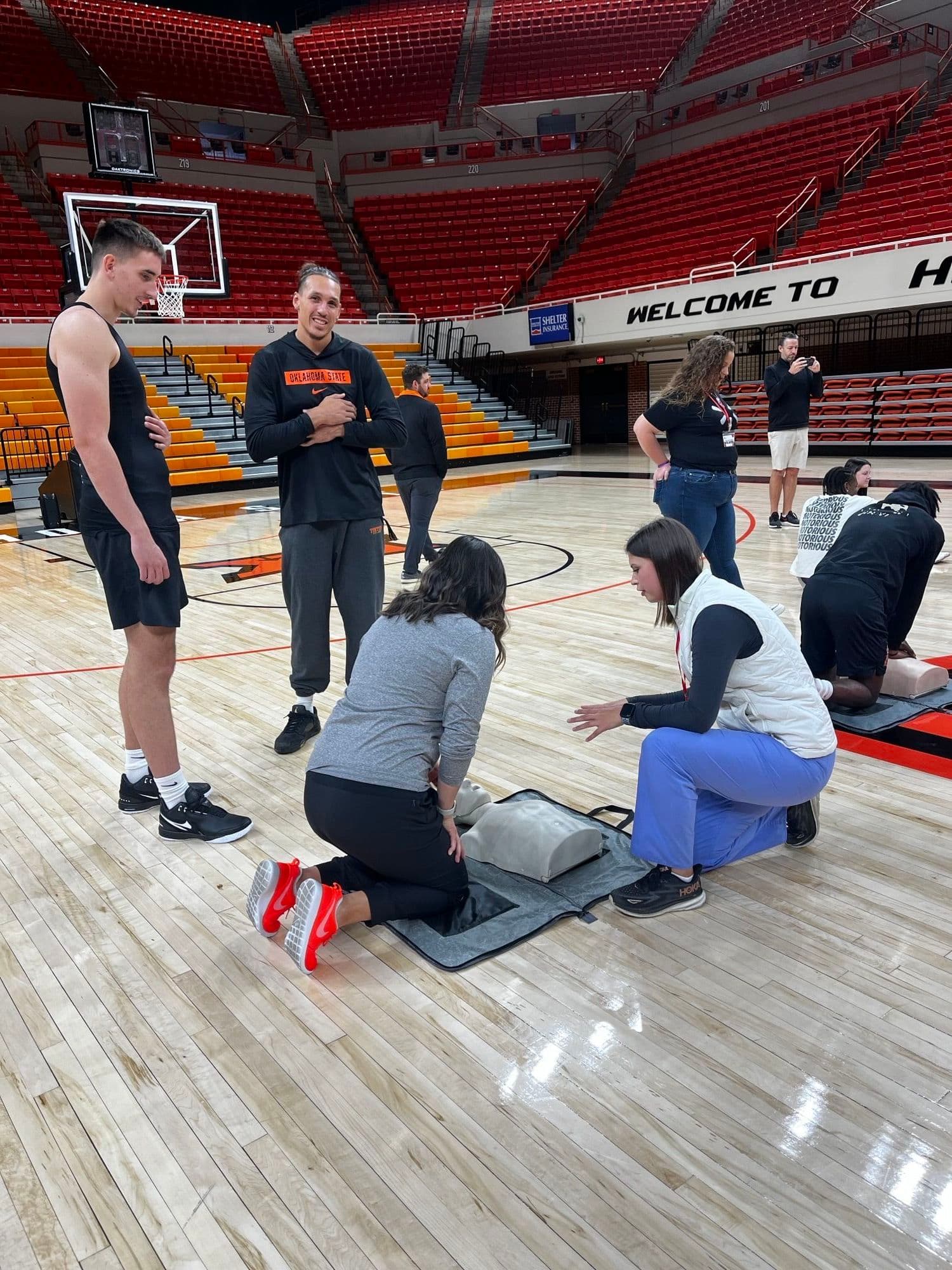 OSU Men's Basketball Team Champions Life-Saving CPR Training Initiative