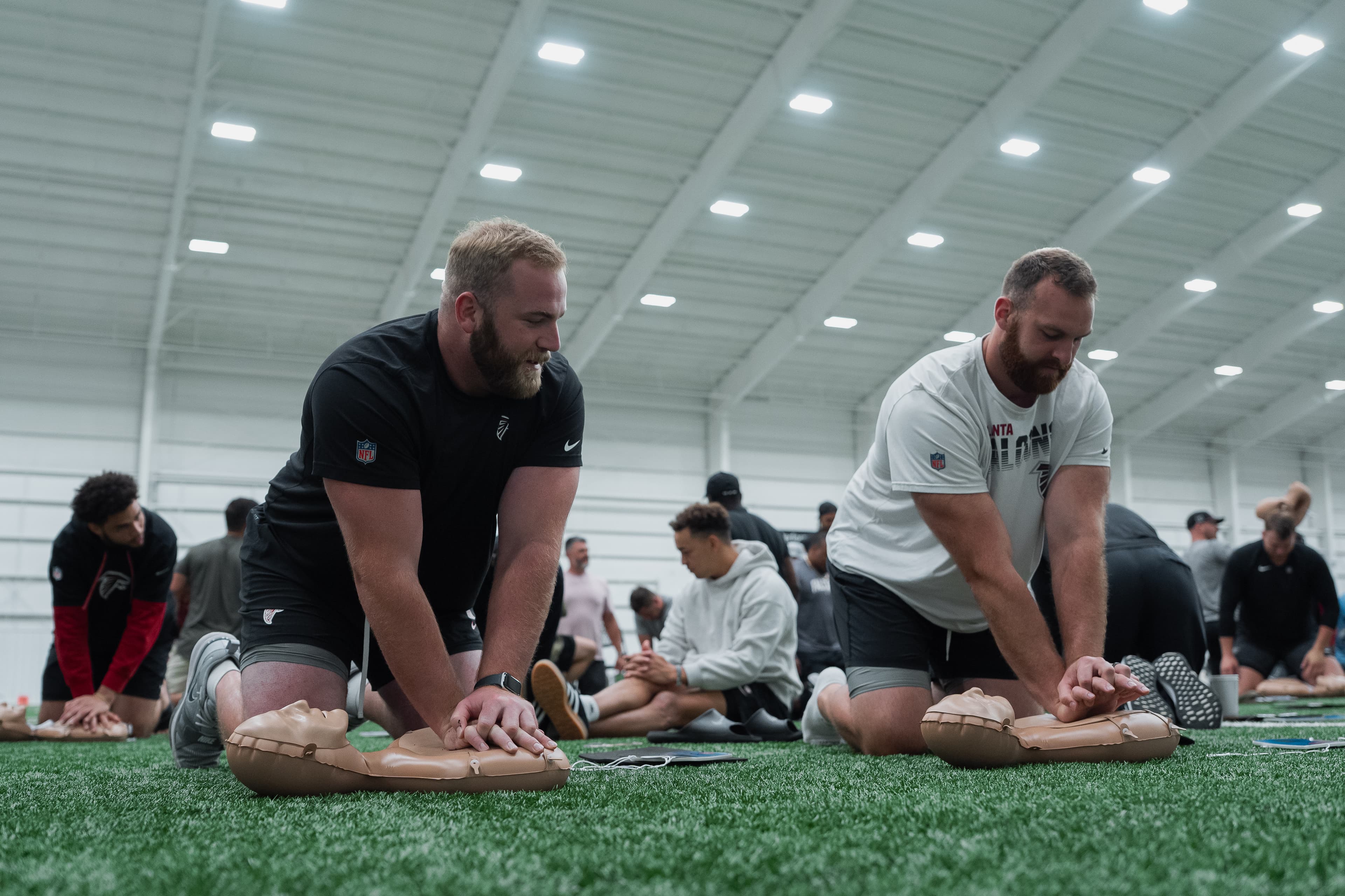 Atlanta Falcons and American Heart Association Champion CPR Training to Save Lives