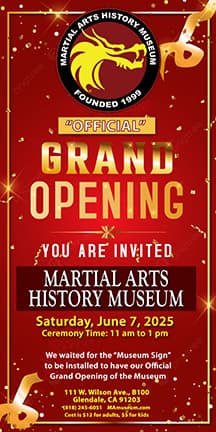 Martial Arts History Museum Celebrates Grand Opening in Glendale, Highlighting Cultural Heritage and Community Impact
