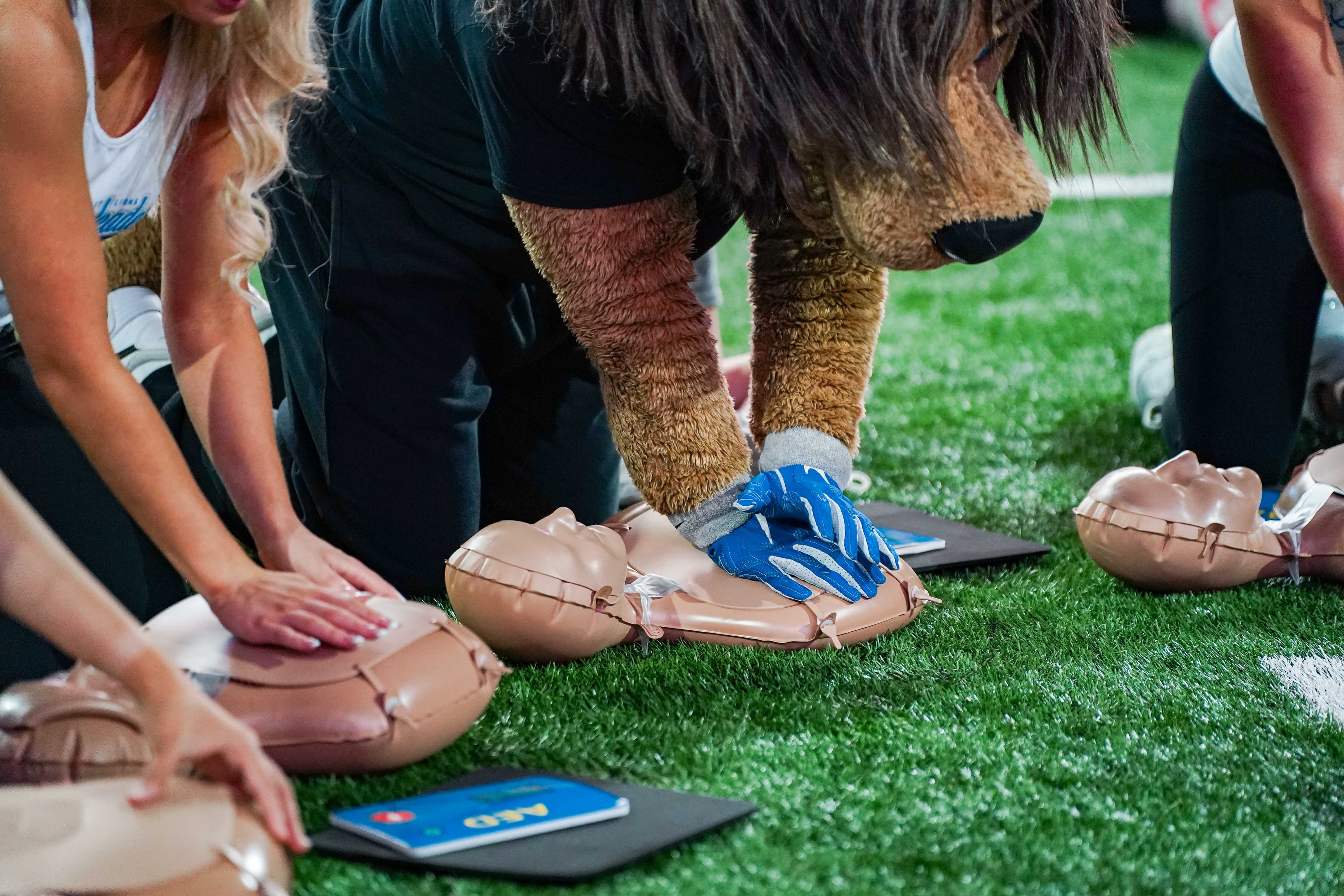 Detroit Lions and American Heart Association Empower Michigan Residents with Lifesaving CPR Skills