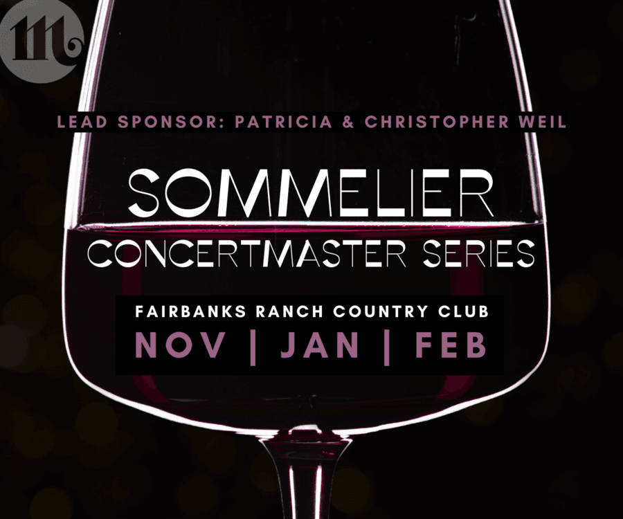 Mainly Mozart Introduces Innovative 'Sommelier Series: The Concertmasters' to Blend Classical Music with Fine Wine